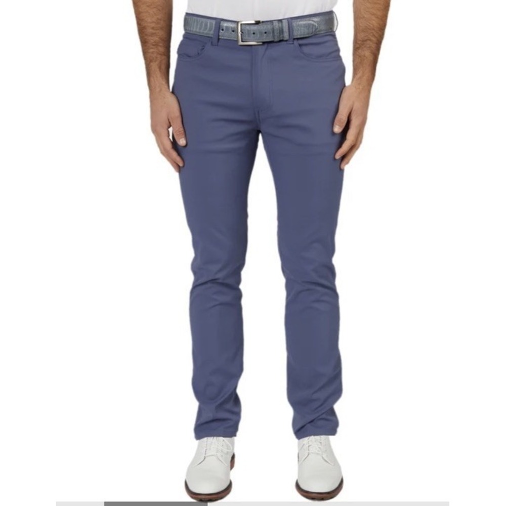 Stitch's‎ Britches Pants Mens 38x27 Crown Heston Five Pocket Golf Performance